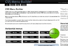 CSS Menu Builder