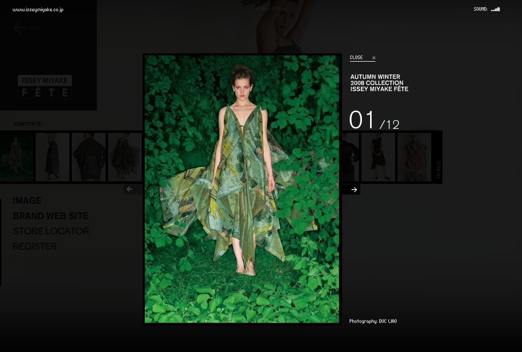 ISSEY MIYAKE Official Site｜ファッション｜WEBデザイン WEBサイトのリンク集・デザイン集 | YSIG